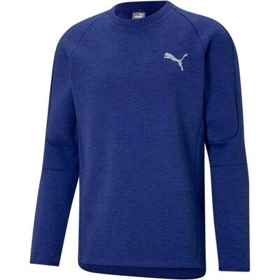 Blouse puma evostripe crew, blauw, mannen