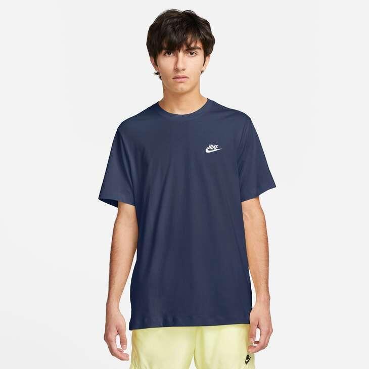 Nike - T-shirt Nike Club Tee, Bleu, Hommes - T-shirt Manches Courtes - Bleu - S - Decathlon
