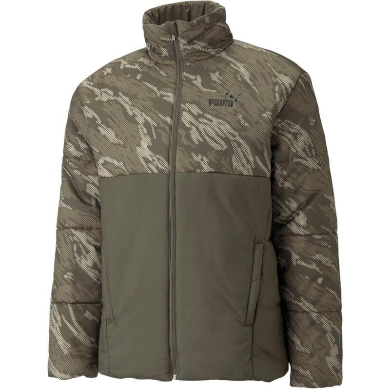 Chaqueta Puma ESS + Padded AOP, Verde, Hombre