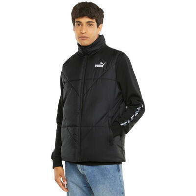 Vest puma essentials padded, zwart, mannen