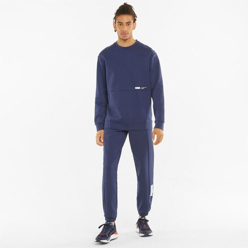 Een broek Puma Rad Cal Pants Dk Cl, Blauw, Mannen