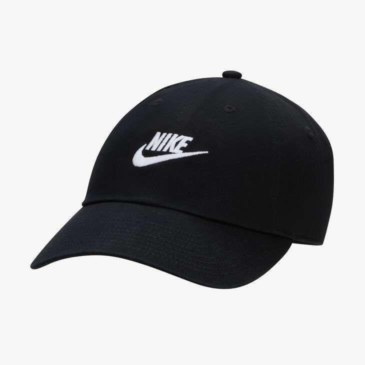 Мъжка шапка Nike Club Unstructured Futura Wash Cap, Черен, Унисекс