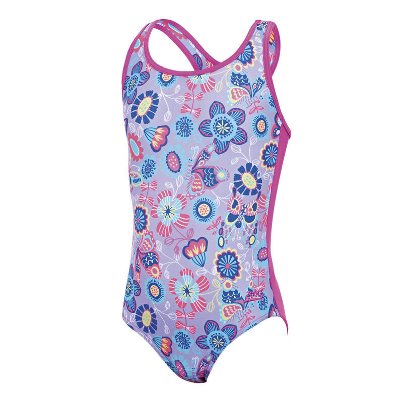 Girl Swim Suit - Purple/Pink