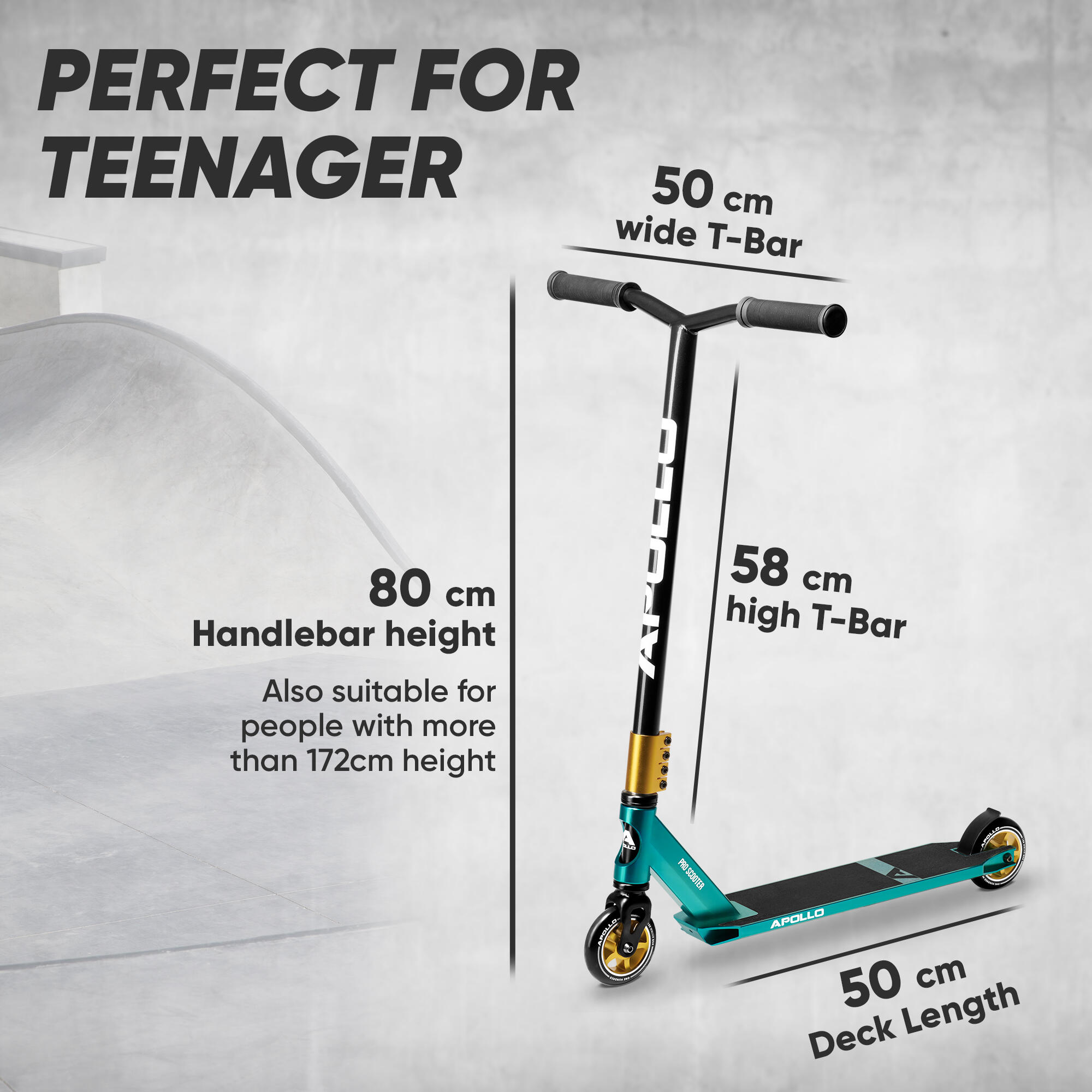 Trottinette Freestyle 'Star Pro' Semi-Pro - Robuste avec Roulements ABEC 9 6/7