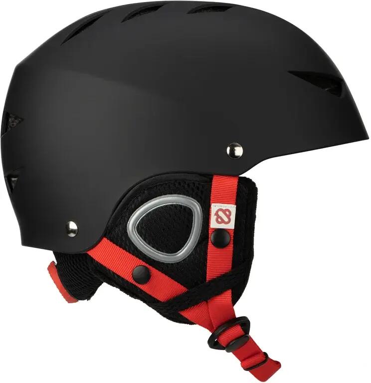 Kask do jazdy na łyżwach Nijdam Frost Fyre Czarny/Czerwony 2/7