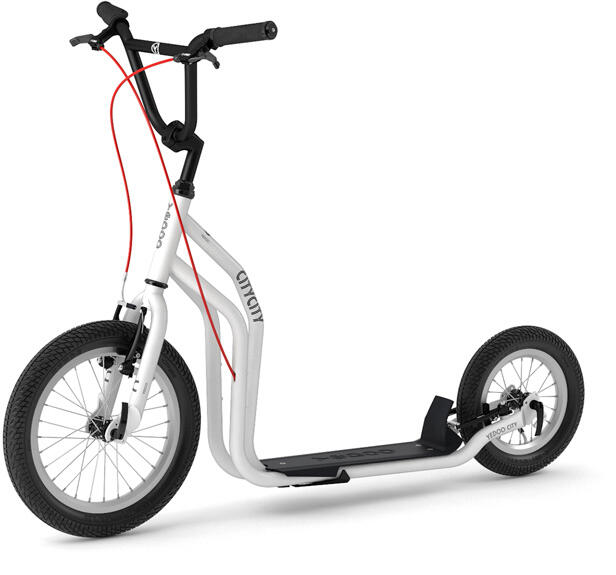 YEDOO Scooter mit Lufträder  City RunRun  Weiss