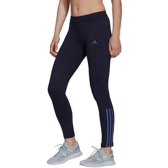 Legging femme adidas en coton bleu marine