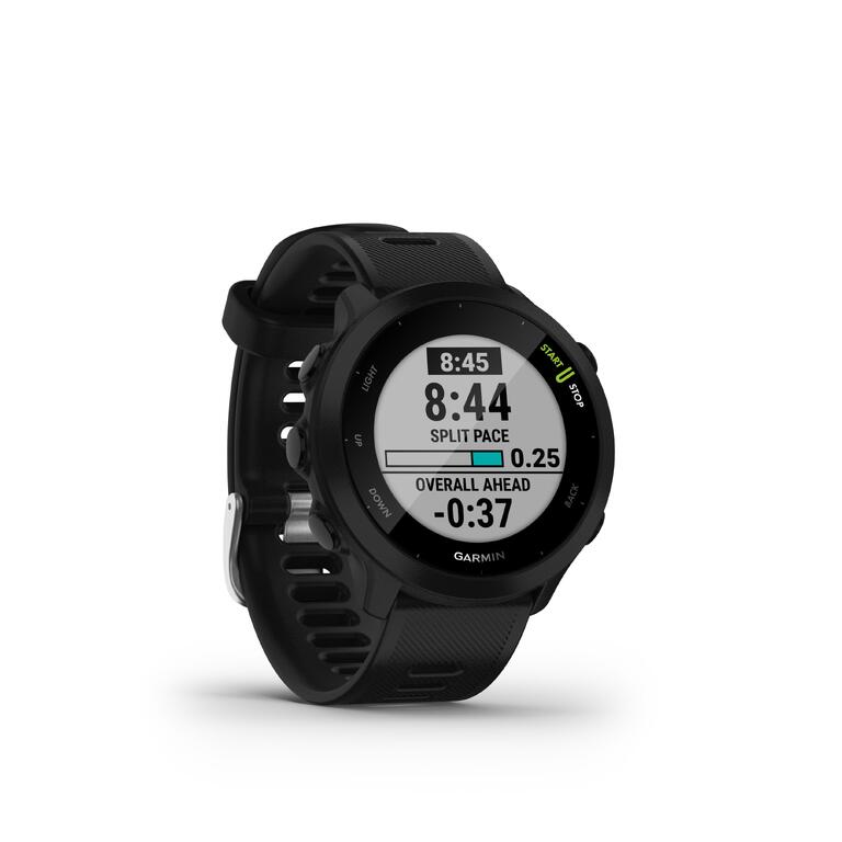 Garmin Forerunner 55 GPS sports watch in black
