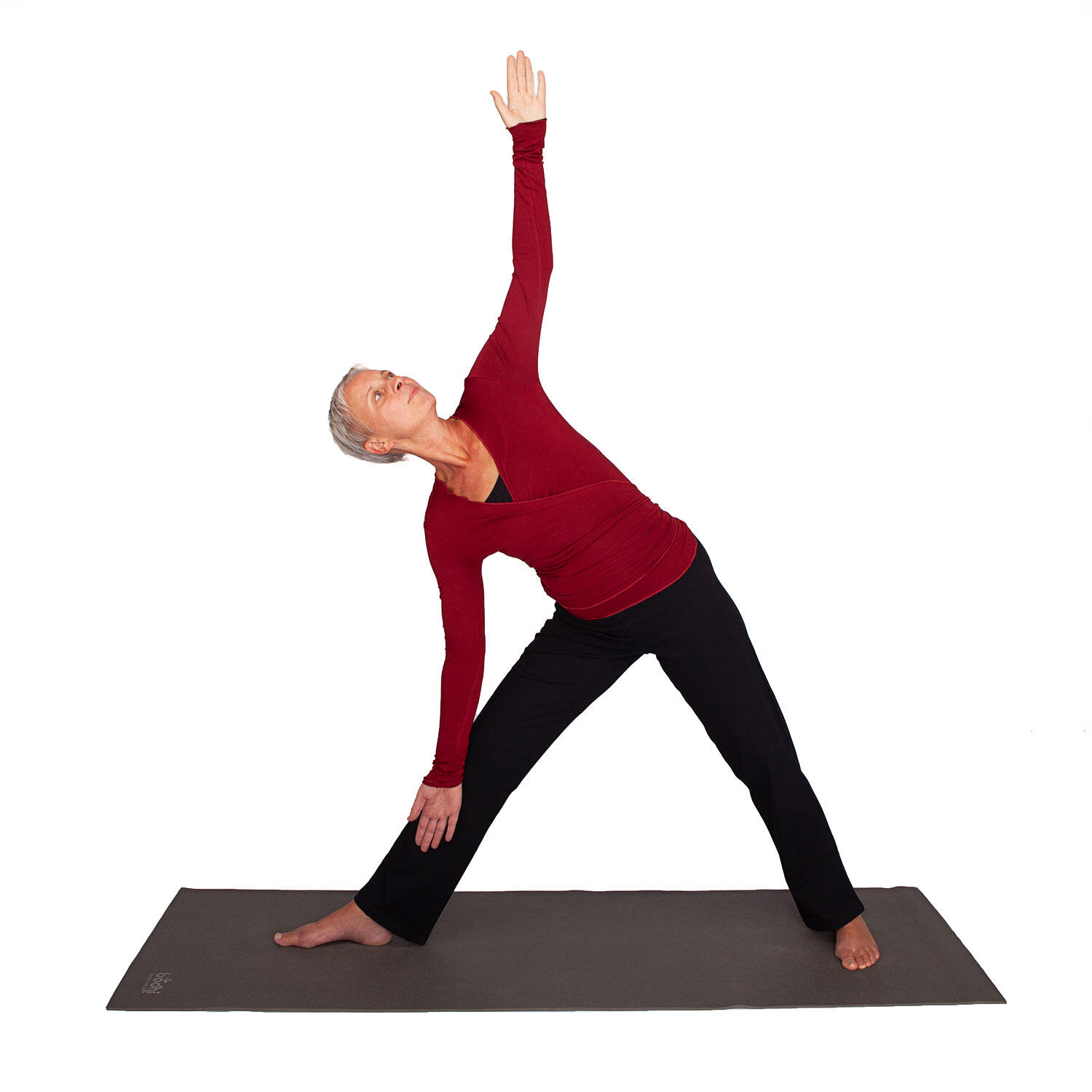Yoga Wickeljacke, Modal, Bordeaux 6/6