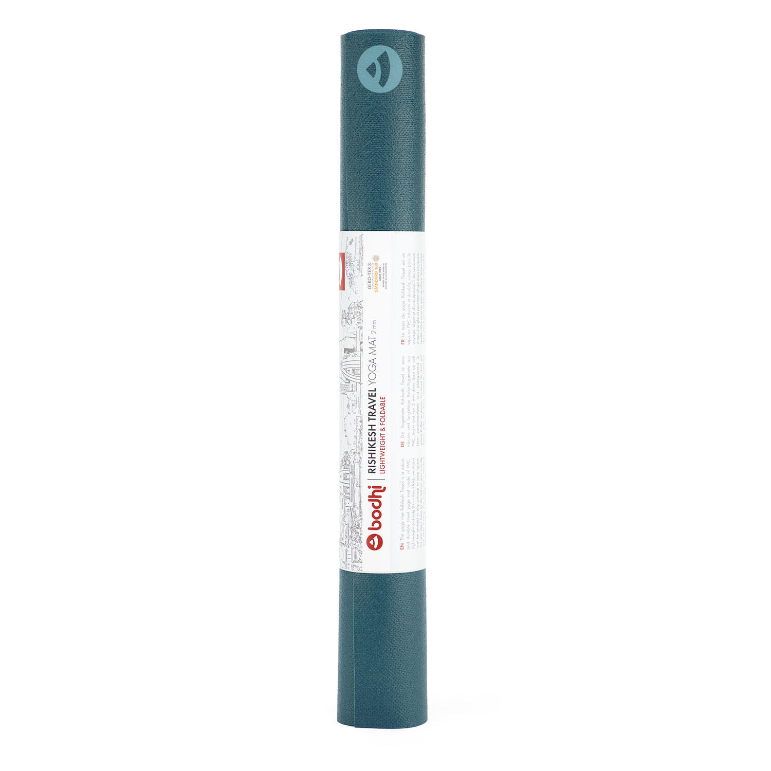 Tappetino da yoga antiscivolo Bodhi Rishikesh Travel 183 x 60 cm 2 mm 6/7