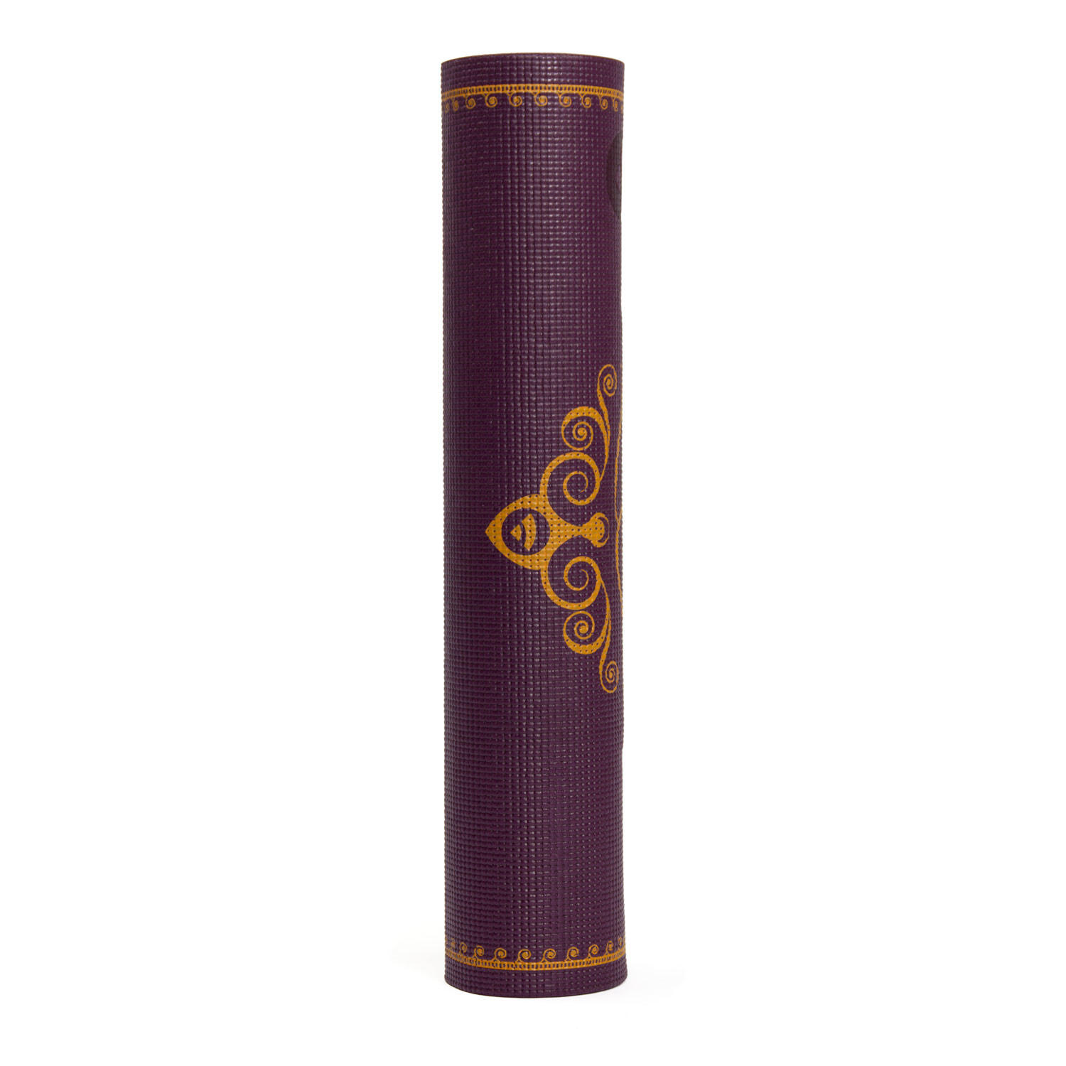 Tappetino da yoga Bodhi Leela Elephant 4,5 mm - Viola con elefante 6/7