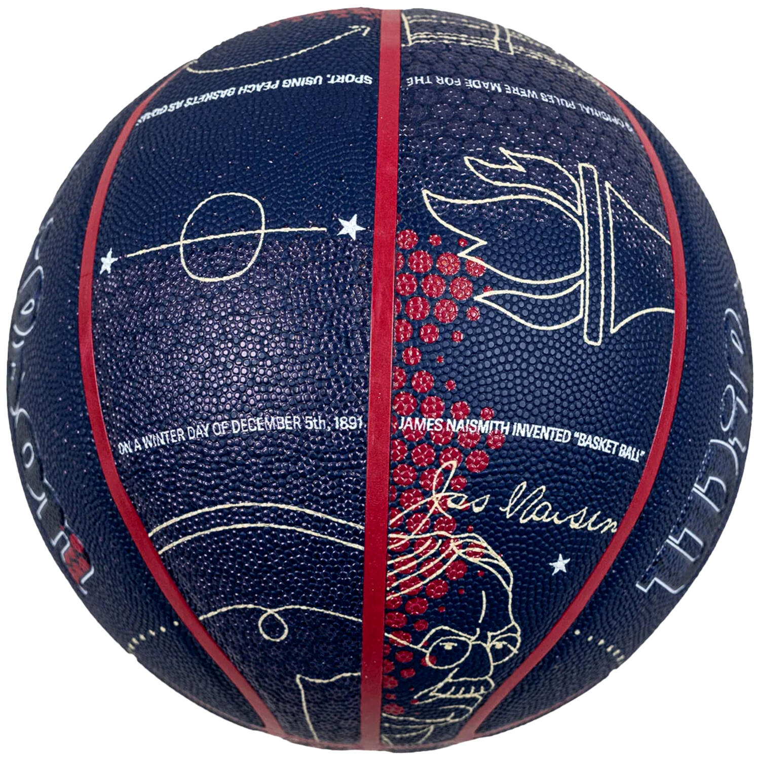Ballon de basket Wilson NBA All-Star 2024 Indianapolis Collector Ball 3/5