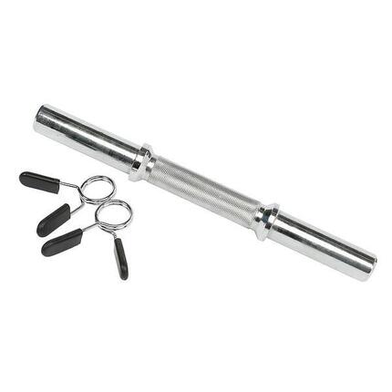 Barre de fitness biceps 35cm et 28mm de diamètre Bodytone