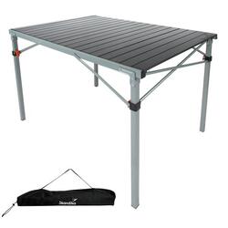 Table de camping Maikku - pliante en aluminium - 6 pers. - 107 x 70 x 70 cm