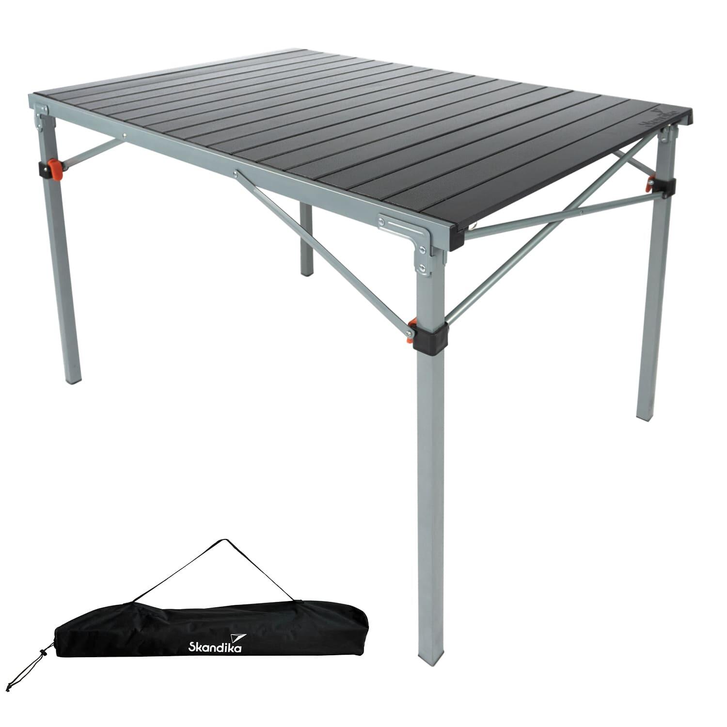 SKANDIKA Campingtisch Maikku - für 6 Personen, 80 kg Traglast, 107 x 70 x 70 cm