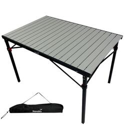 Table de camping Maikku - pliante en aluminium - 6 pers. - 107 x 70 x 70 cm