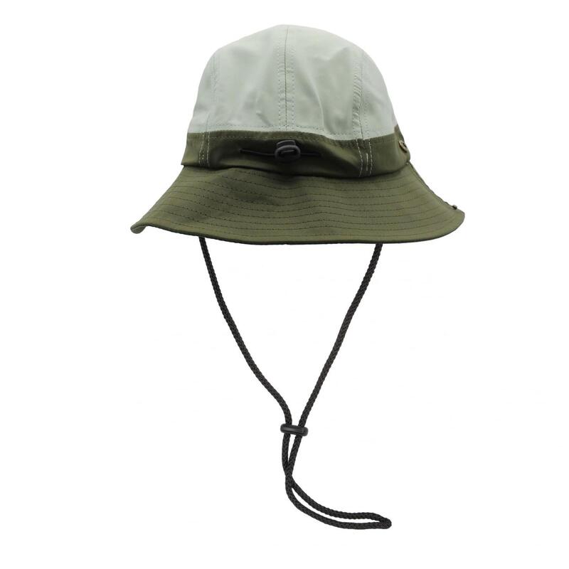 Gorro de Pescador Boonie, Impermeable (Verde/beige)