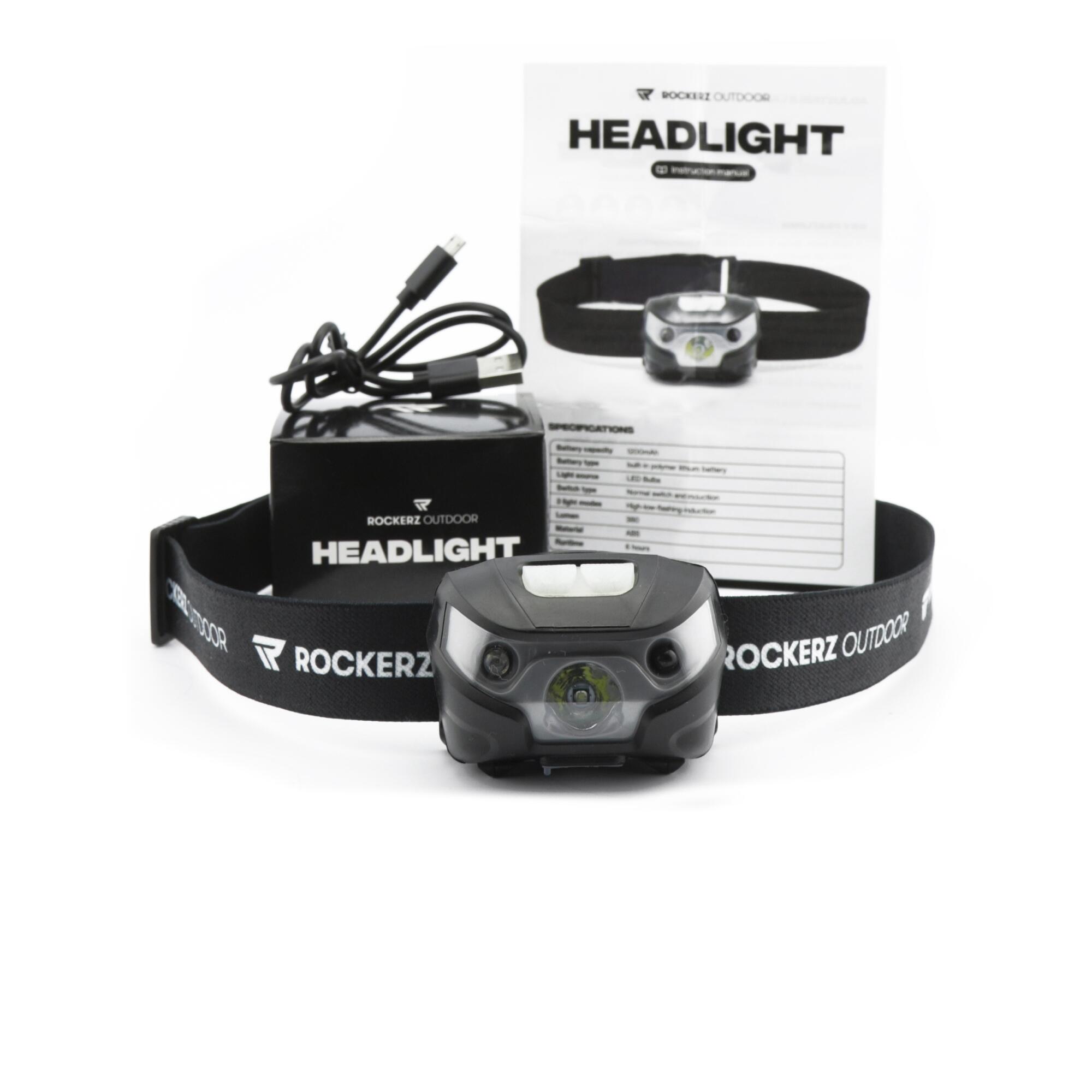 Rockerz Outdoor – Lampe frontale – Capteur intelligent – Rechargeable 6/7