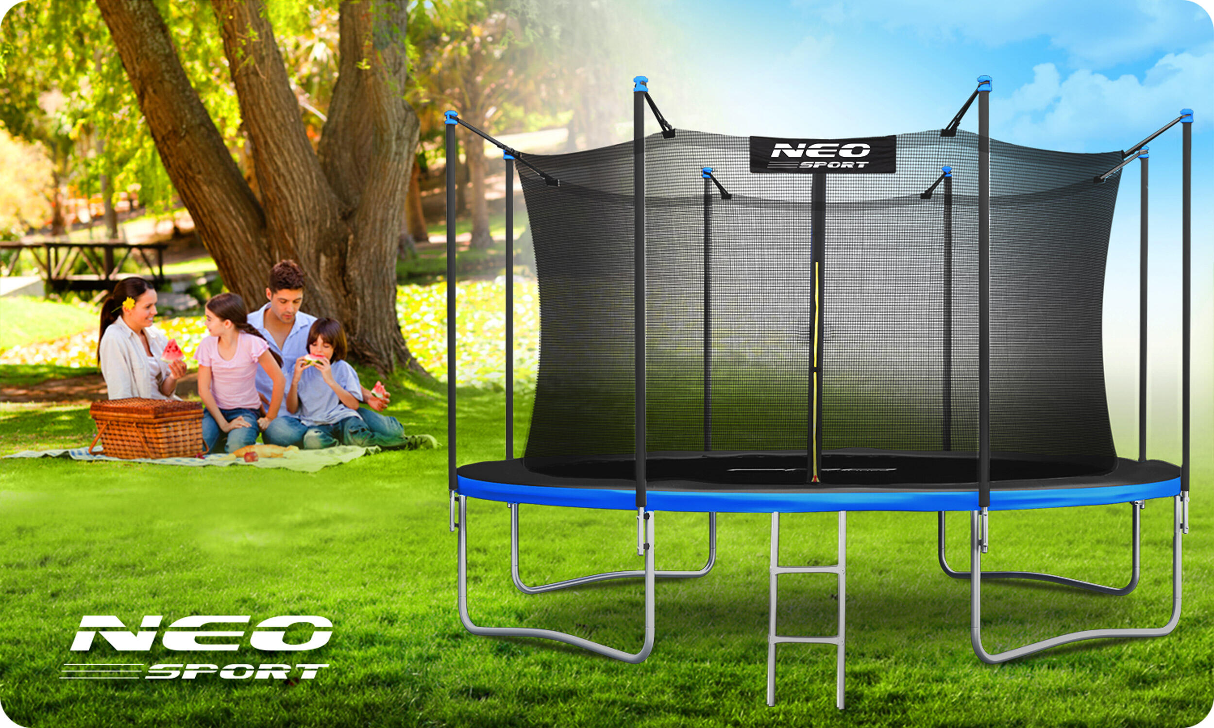 ÜBERSCHRIFT
Erwachsene Gymnastik Trampolin mit Sicherheitsnetz - 374cm 12ft blau 5/7