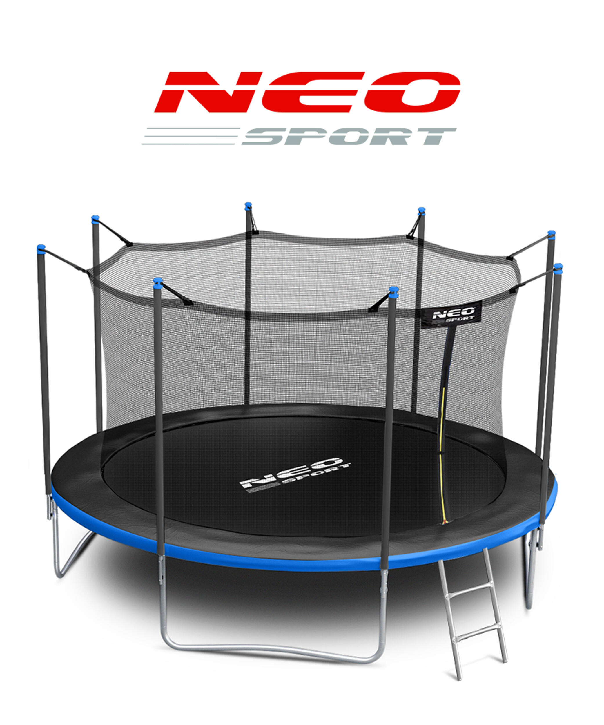 ÜBERSCHRIFT
Erwachsene Gymnastik Trampolin mit Sicherheitsnetz - 374cm 12ft blau 6/7