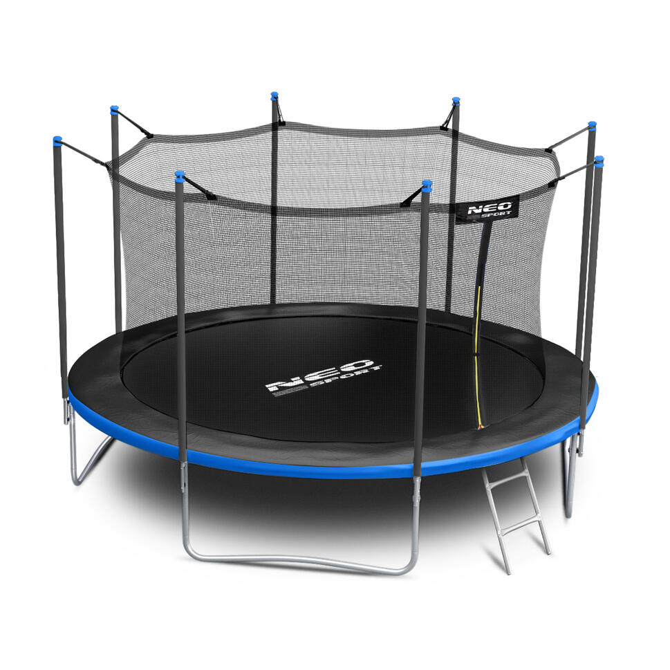 Trampolina ogrodowa z siatką wewnętrzną Neo-Sport 374cm 12ft