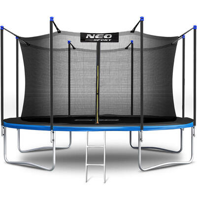 Trampolina ogrodowa z siatką wewnętrzną Neo-Sport 374cm 12ft