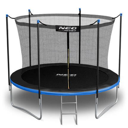 Trampolina ogrodowa z siatką wewnętrzną Neo-Sport 252cm 8ft