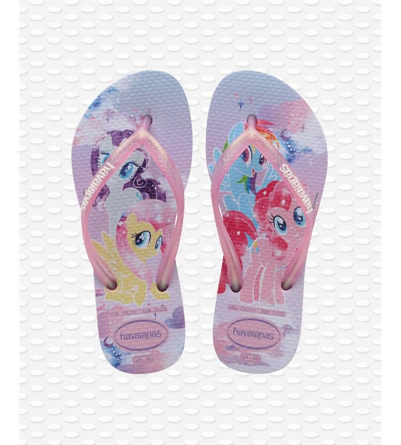 Chinelos havaianas crianças slim my little pony
