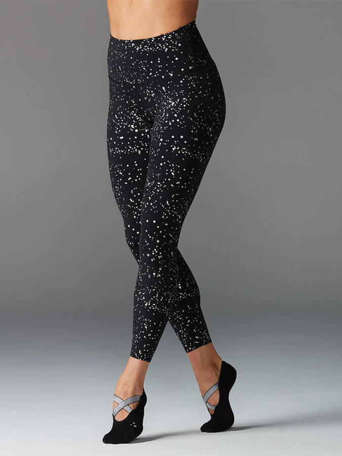 TAVI NOIR Tavi High Waisted 7/8 Tight Leggings - Ebony Glimmer
