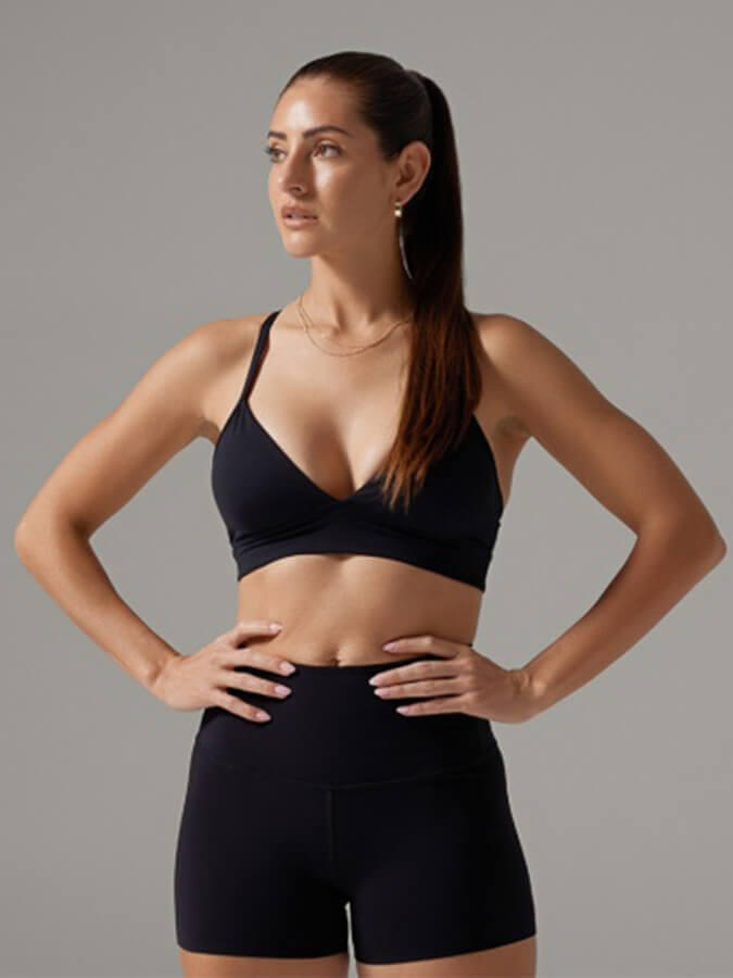 TAVI NOIR Tavi Adjustable Studio Sports Bra - Ebony