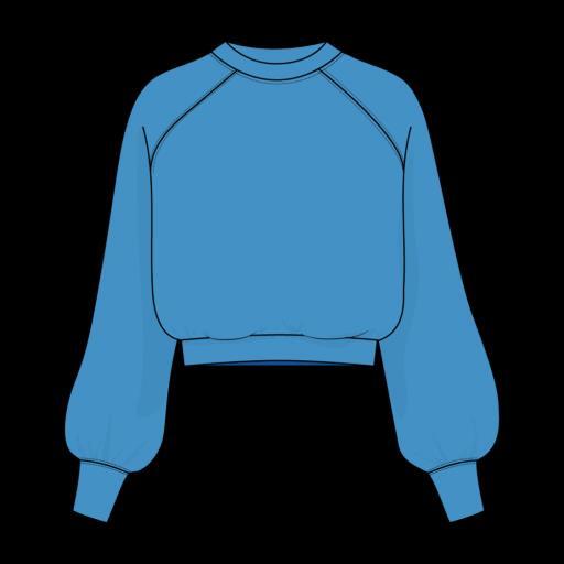 Tavi Ease Crew Terry Sweatshirt - Ocean 5/5