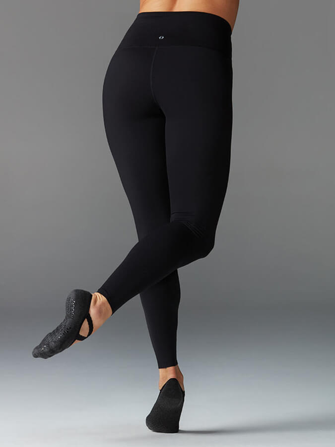 Tavi High Waisted Tight Leggings - Ebony 3/5