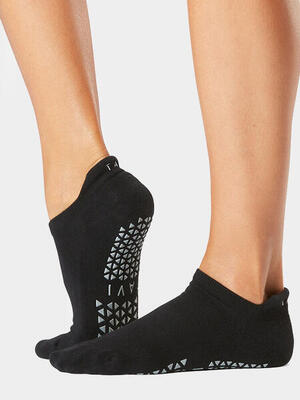 Tavi savvy yoga no-show grip socks - zwart - gripsokken