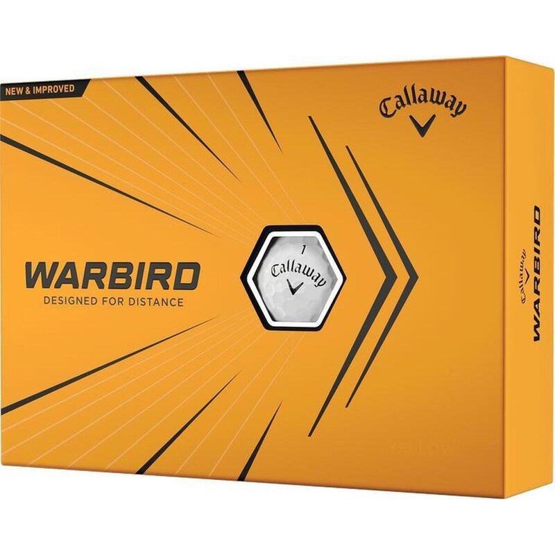 Boite de 12 Balles de Golf Callaway Warbird Blanche New