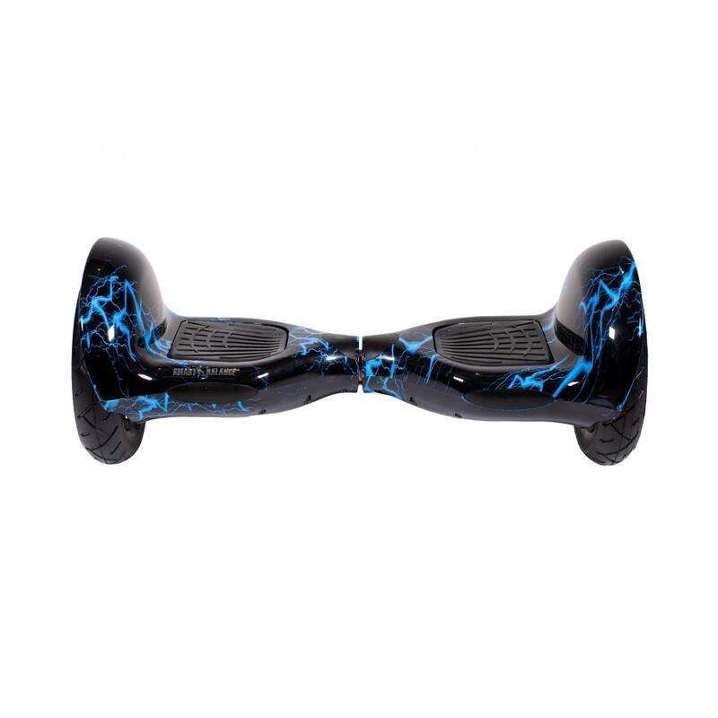 Pachet Hoverboard 10" cu ScaunPortocaliu, Off-Road Thunderstorm Blue, 2Ah