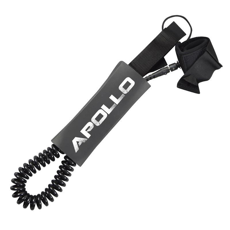 APOLLO SUP Leash - Coiled Leash fürs Paddelboard - SUP Leine