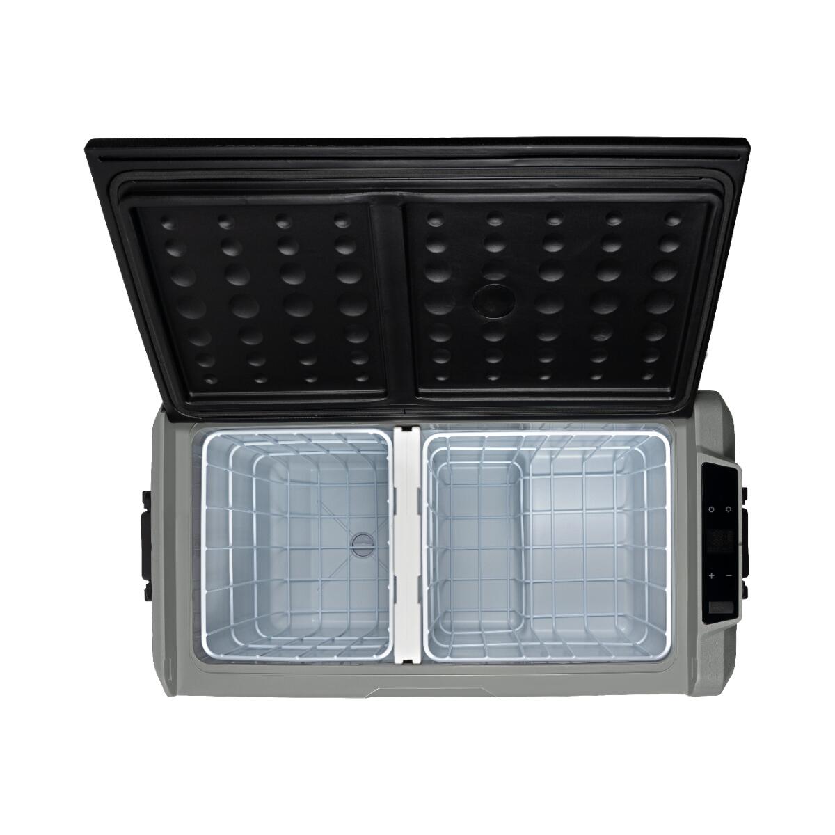 Steamy Dual Zone Nevera Portátil Eléctrica con Ruedas, 56L 6/7