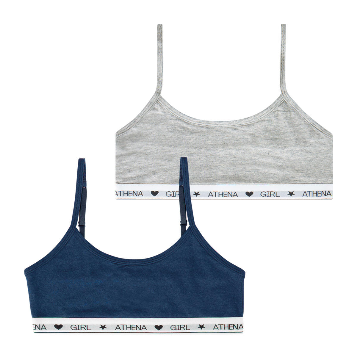 Lot de 2 brassières fille Coton Ultra Doux 2/3