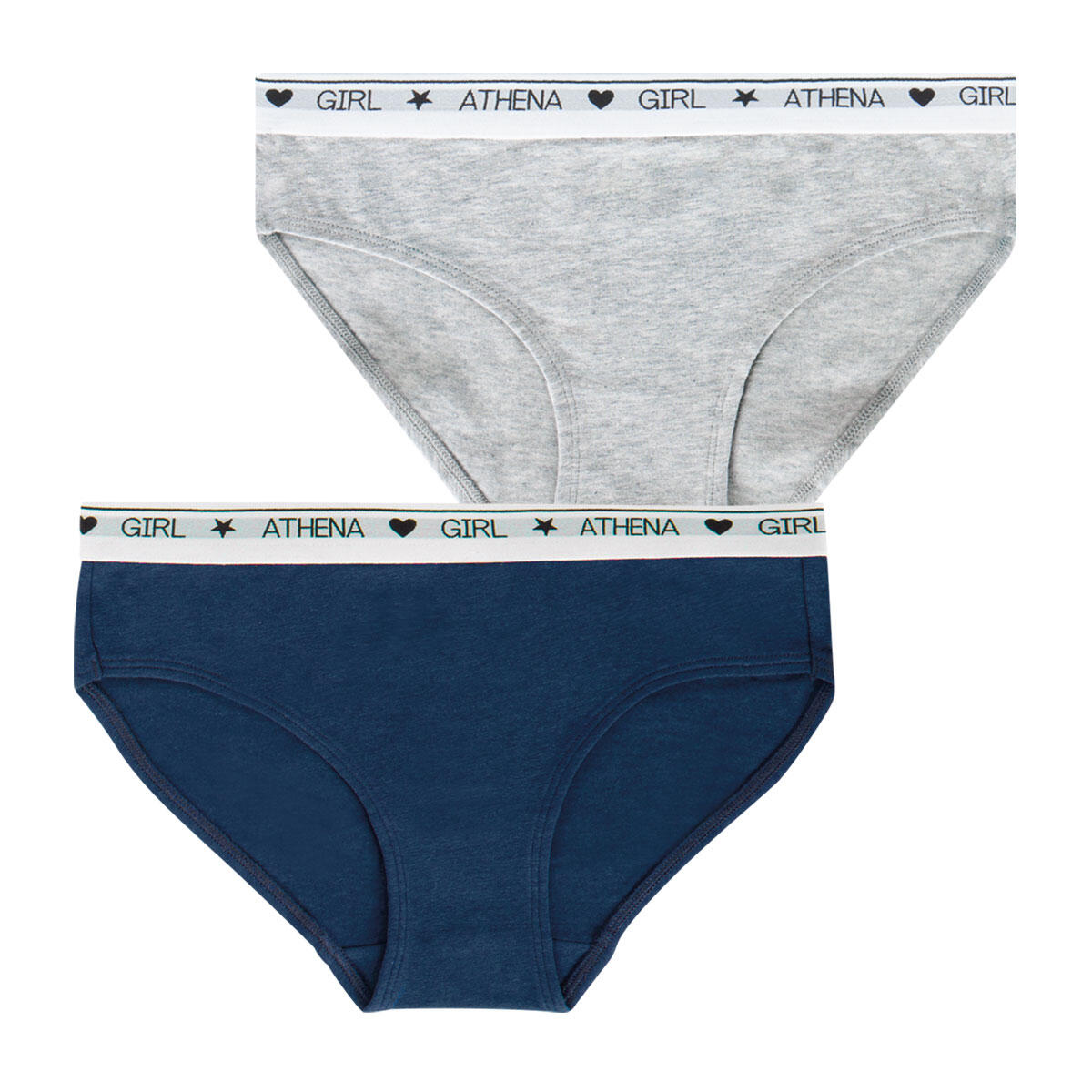 Lot de 2 slips fille Coton Utlra Doux 2/3