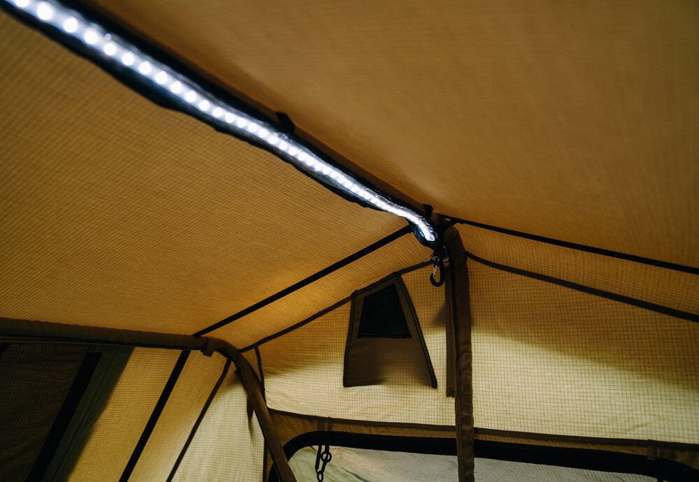OUTDOORU Dachzelt Lampe LED - 3 Farbmodi