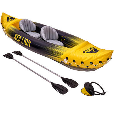 Kajak sea lion opblaasbaar 312x91x51 cm - stabiel. licht. voor 2 personen