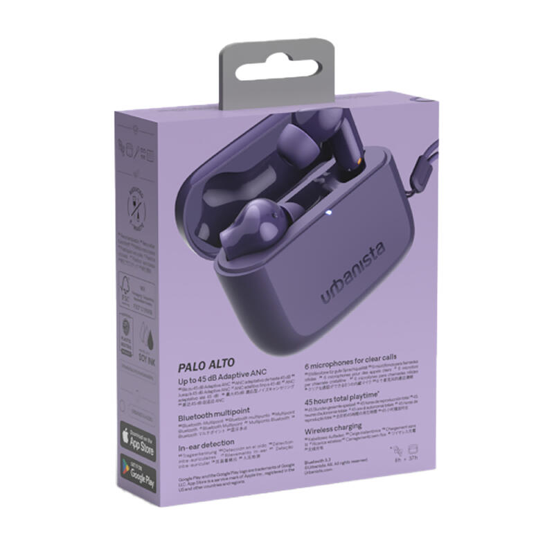 Urbanista auriculares true wireless Palo Alto dusk purple