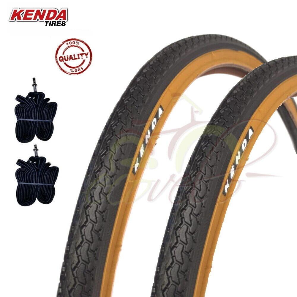 ECOVELO 2 copertoni Kenda 26x1 3/8 + camere pneumatici (37-590) nero para  EV