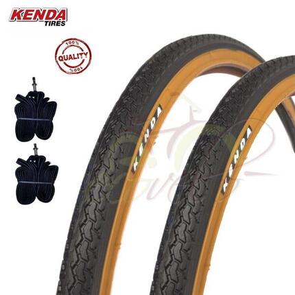 2 kenda Reifen 700x35C (37-622) + Schläuche, Trekking Stadt Reifen 700 x 35C EV