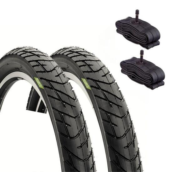 2 pneumatici 26x2.125 bici elettrica + camera aria America 57-559 EV