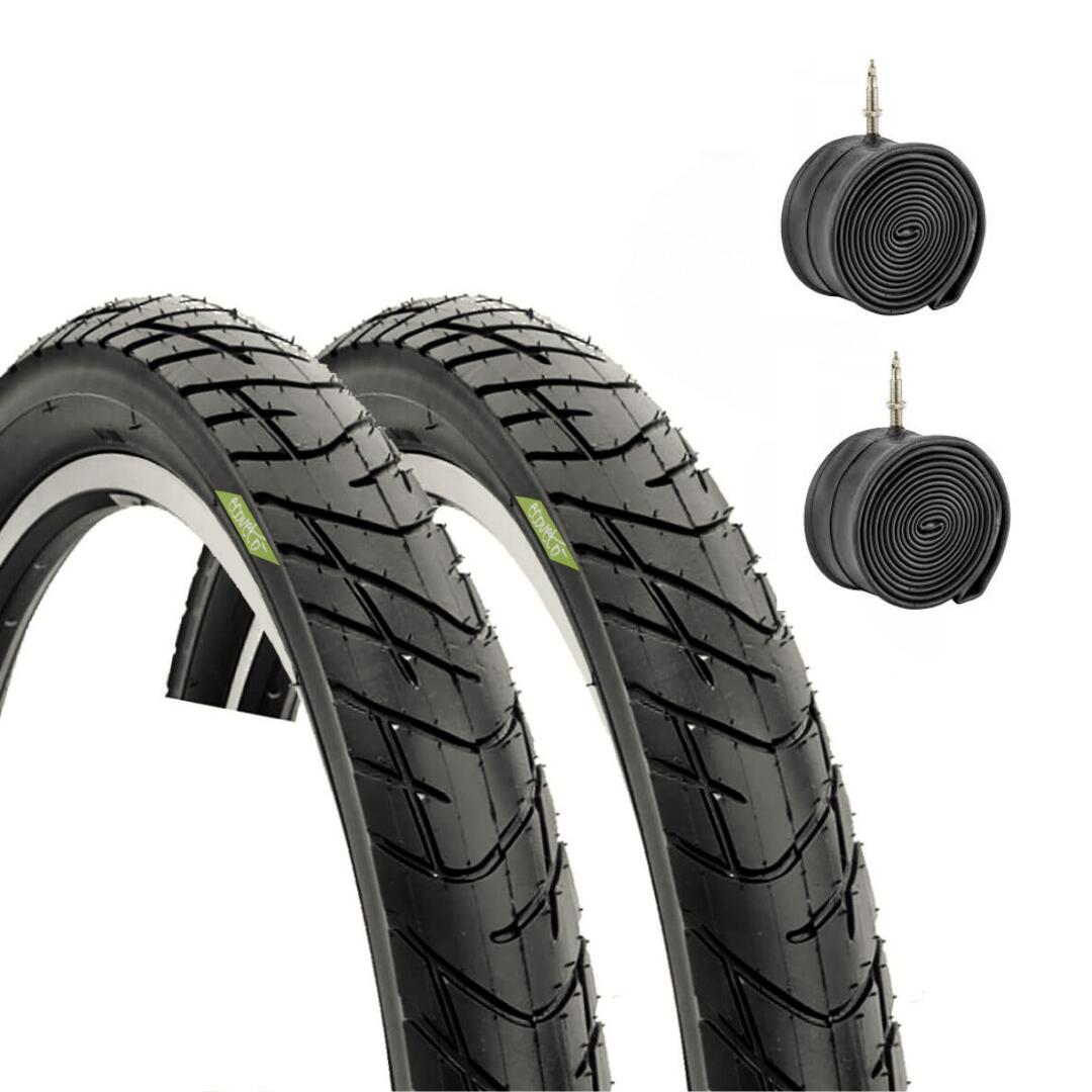 ECOVELO 2 pneumatici 26x2.125 bici elettrica + camere copertoni 57-559  EV