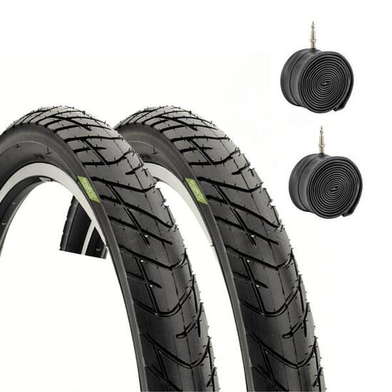 2 pneumatici 26x2.125 bici elettrica + camere copertoni 57-559 EV