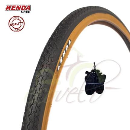 Reifen Kenda 26x1 3/8 (37-590)+Schl., pneum. Citybike 26 x 1 3/8 schwarz EV