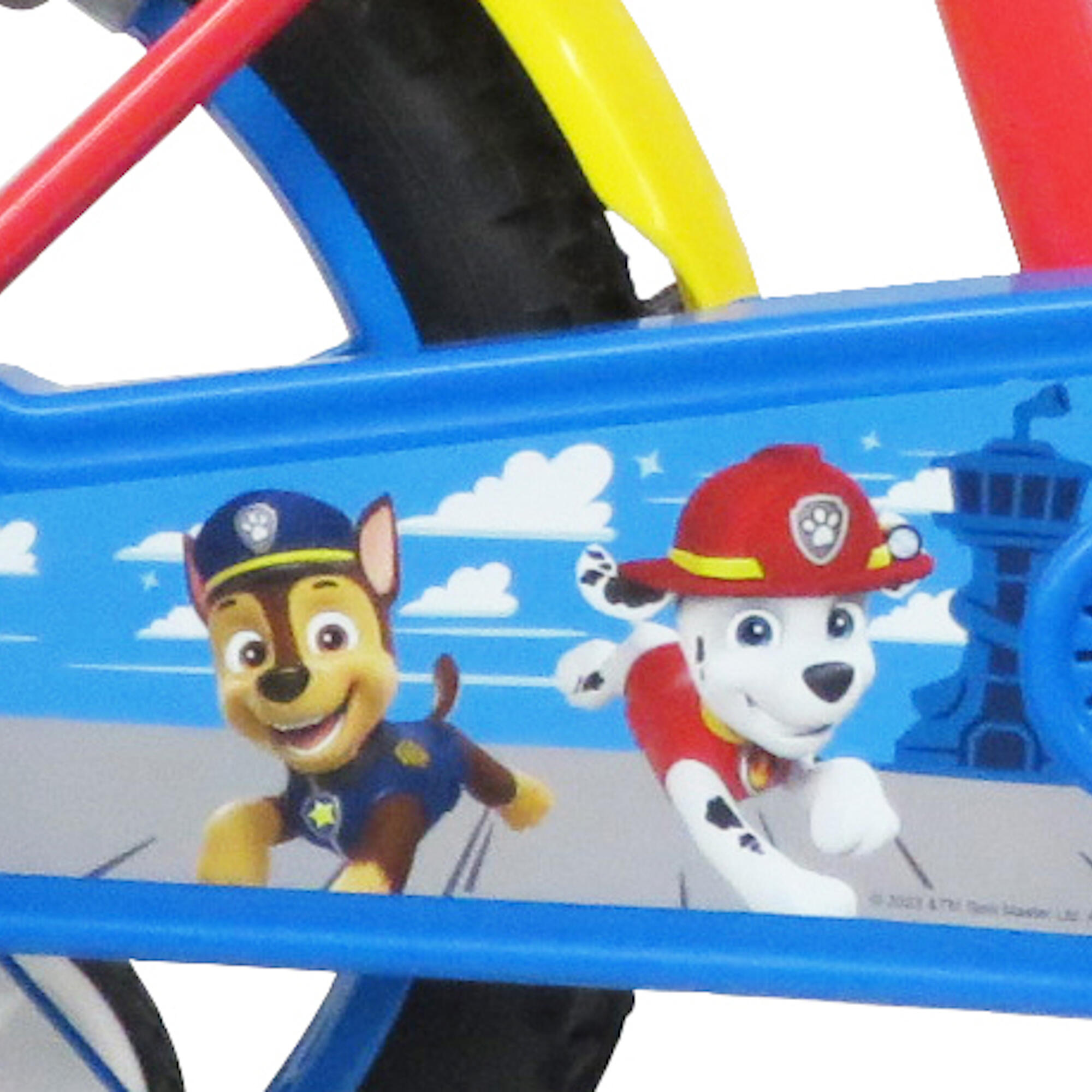 Paw Patrol 16 inch kinderfiets rood 3/7