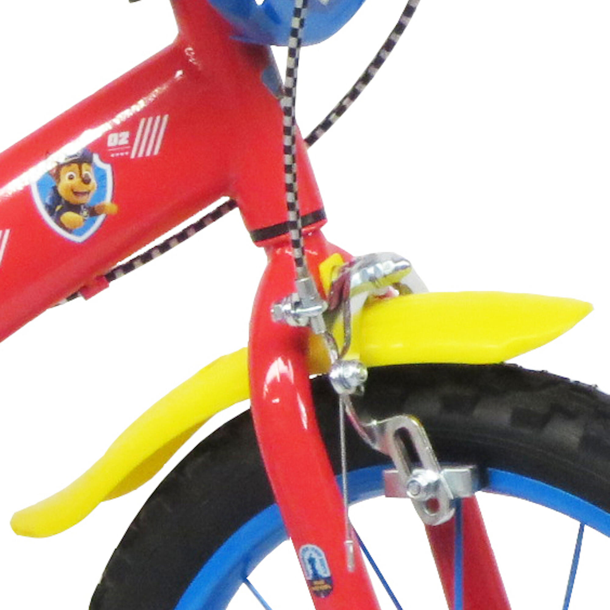 Paw Patrol 16 inch kinderfiets rood 6/7